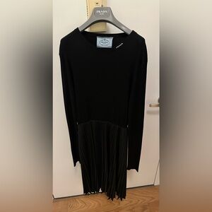 PRADA Dress - Knit Top & Pleated Skirt - NWOT